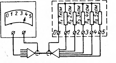 Схема прозвонки длинного кабеля жилоискателем