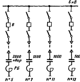 Схема подключения фильтров высших гармоник с выключателем