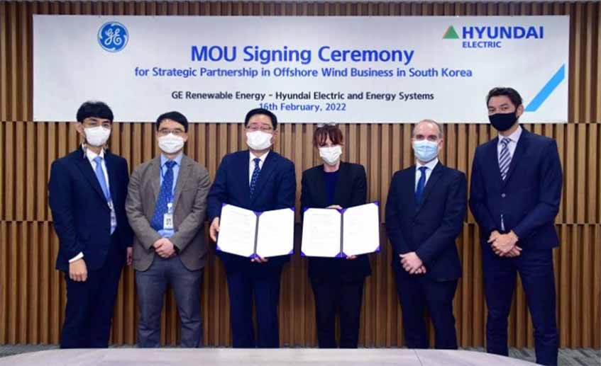 GE Offshore Wind и Hyundai Electric подписали  Меморандум о взаимопонимании
