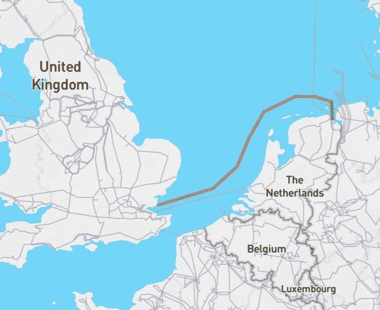 NeuConnect соединит Германию с Великобританией - карта