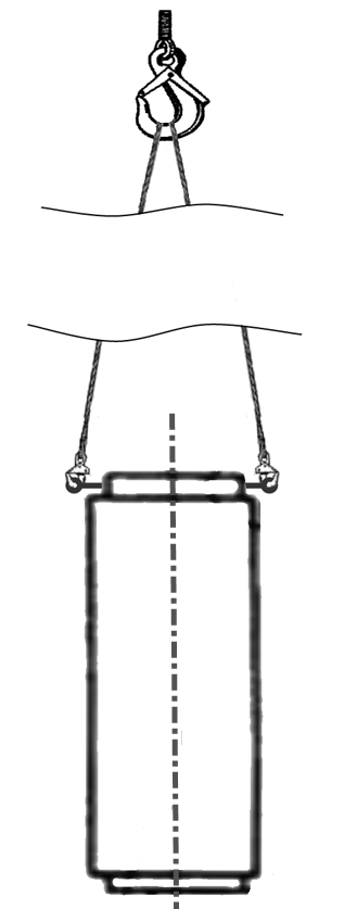 Схема строповки конденсатора выключателя серии ВМТ