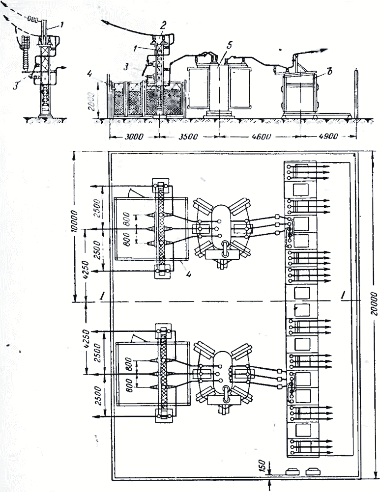 Схема подстанции 35 6 кв