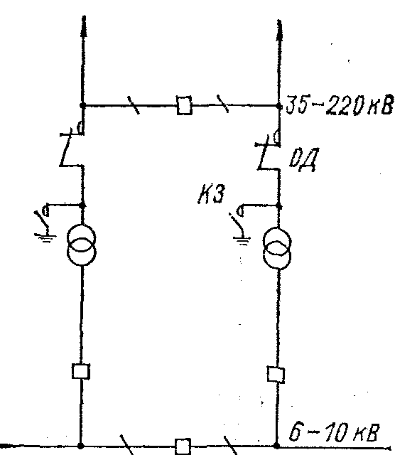 Узловая подстанция схема