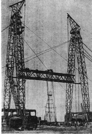 Подъем моста крана К100-31