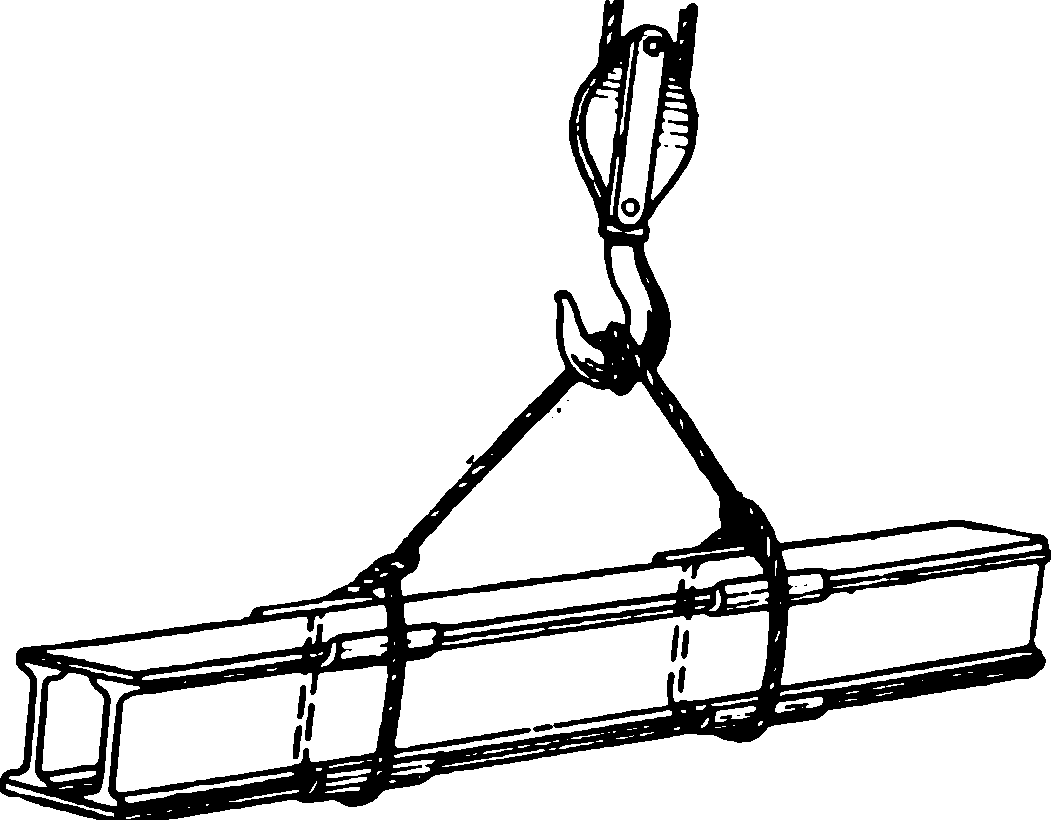 Правила и примеры строповки грузов | Такелажные работы при монтаже  оборудования электростанций | Архивы | Книги