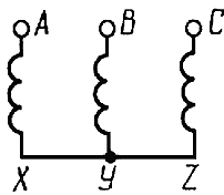 Схема соединения обмоток ВН