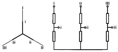 Схема и группа соединения обмоток трехфазных автотрансформаторов