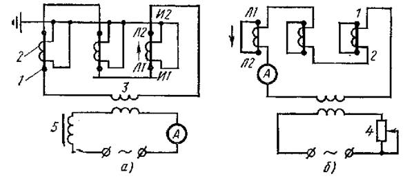 Схема сушки изоляции трансформаторов тока