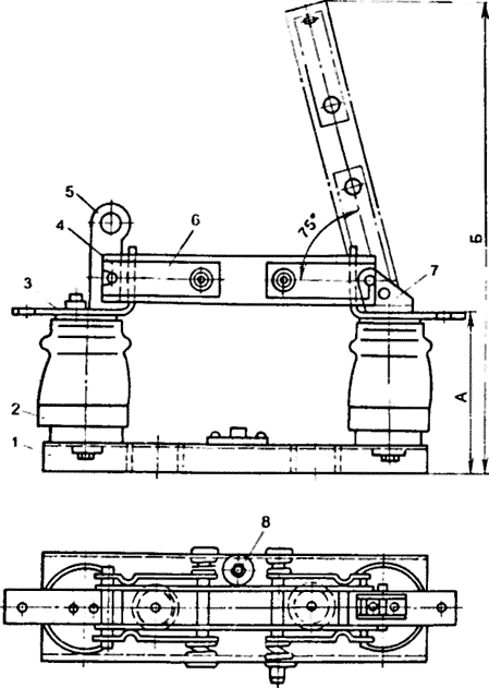 Разъединитель РВО-6-10