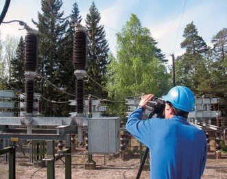 тепловизионный контроль элегазового выключателя