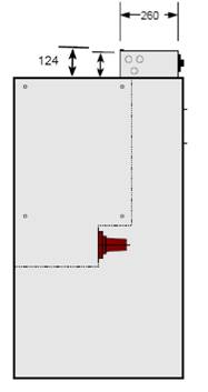 Отсек низковольтного оборудования с REF 542 Plus