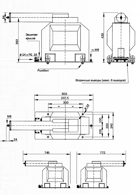 ЗНИОЛ-35П размеры