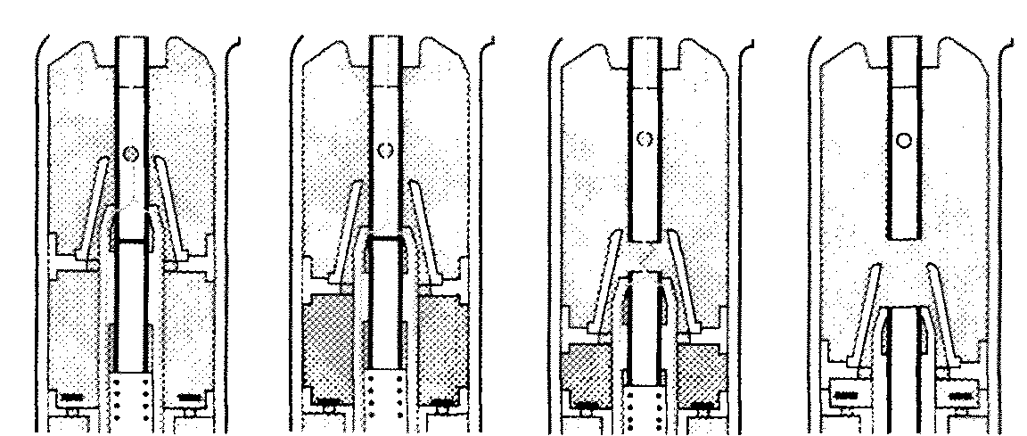 Процесс гашения дуги в элегазовом выключателе SF1