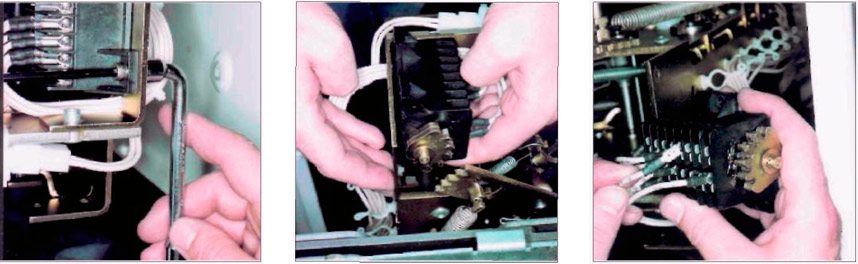 Замена селекторного переключателя остановки двигателя и сигнализации состояния пружинного механизма